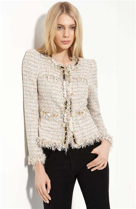 chanel style boucle jacket uk